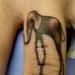 Tattoos - Dali inspired Elephant on the finger - 74140